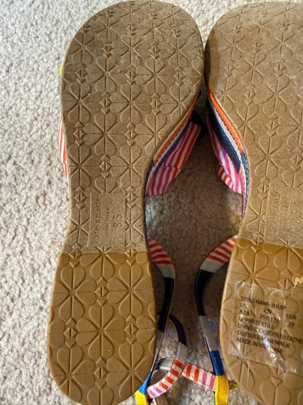 Kate spade Julep Multi Wedge size 8,5 - Picture 8 of 9